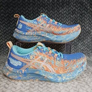 Asics Noosa Tri 16 Womens Walking Running Sneakers Shoes Nature Blue Orange Sz 8